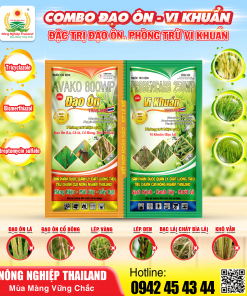 COMBO TRỪ ĐẠO ÔN & VI KHUẨN - HIỆU ĐẠO ÔN THAILAND & HIỆU VI KHUẨN THAILAND