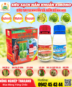 THUỐC TRỪ BỆNH CẶP KIMONO SIÊU SẠCH NẤM KHUẨN (TILLAGE-SUPER 525SE & GRAHITECH 2SL)