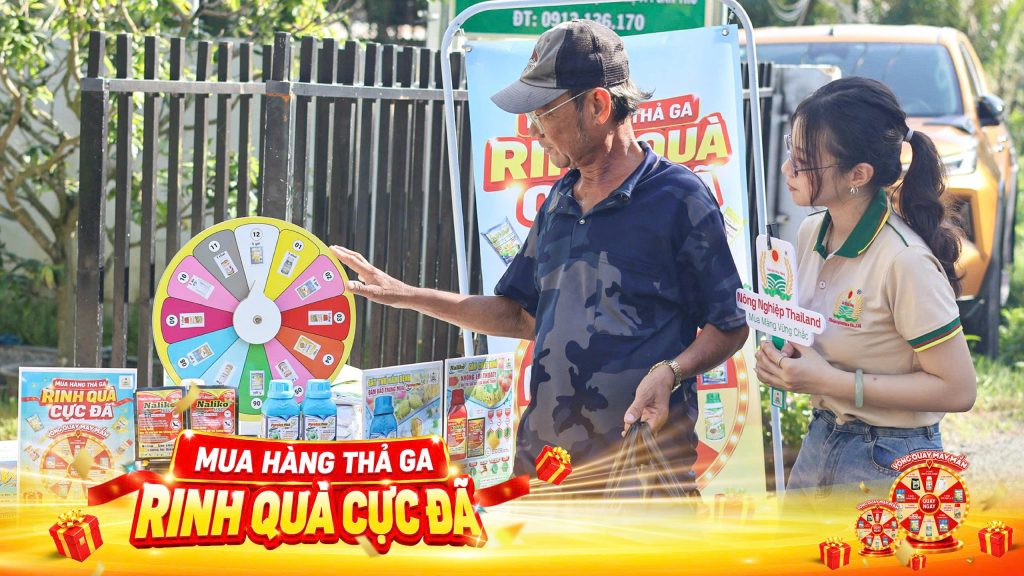 8 Quà Khủng: Chương Trình Vòng Quay May Mắn Cùng Nông Nghiệp Thailand