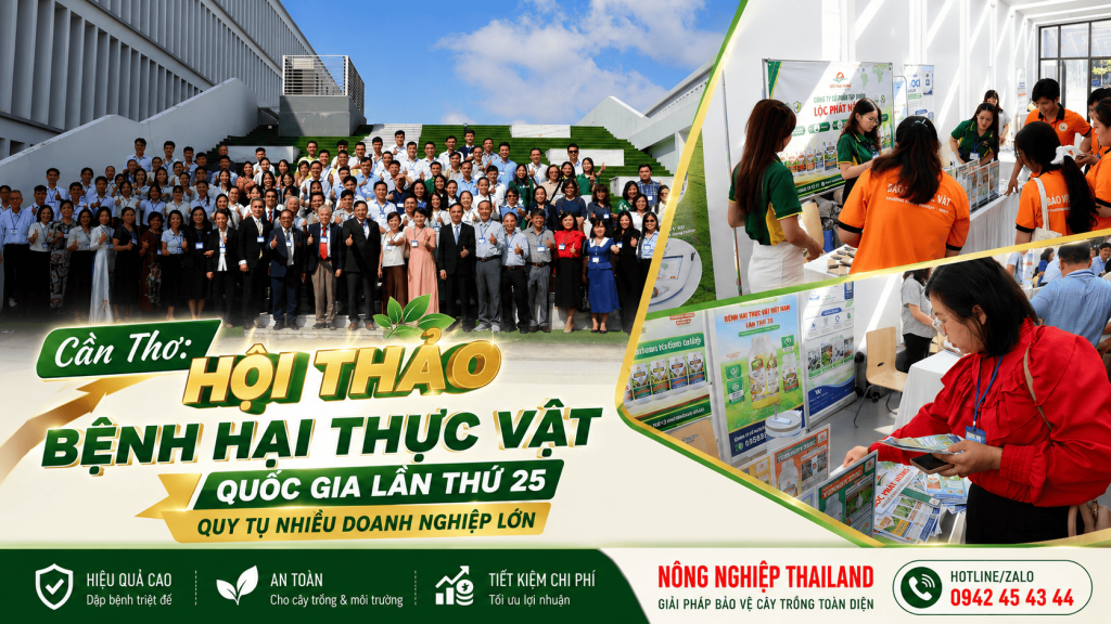 Cần Thơ: Hội Thảo Bệnh Hại Thực Vật Quốc Gia Lần Thứ 25 quy tụ nhiều doanh nghiệp lớn